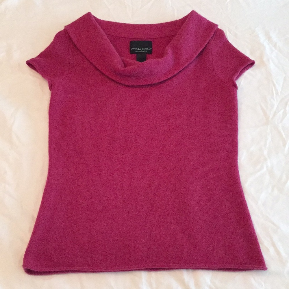 Cynthia Rowley 100% Cashmere Sweater